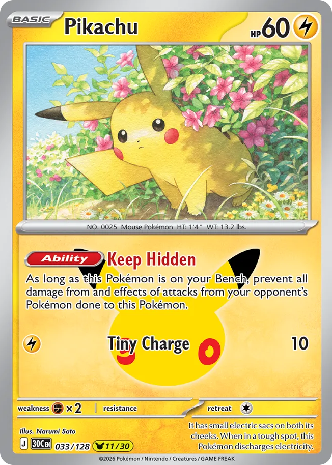 Pikachu – 30th Celebration