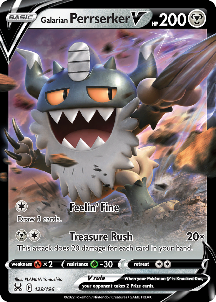 Galarian Perrserker V – Lost Origin