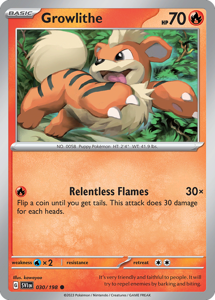 Growlithe – Scarlet & Violet