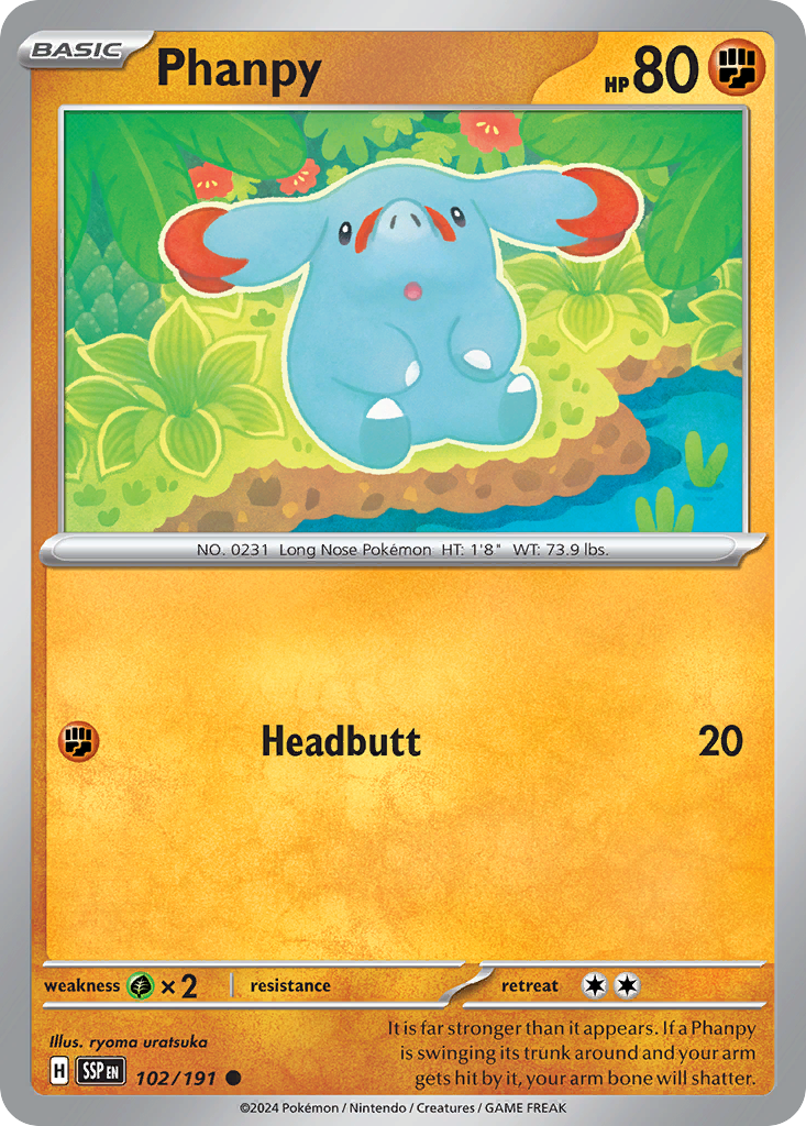 Phanpy – Surging Sparks