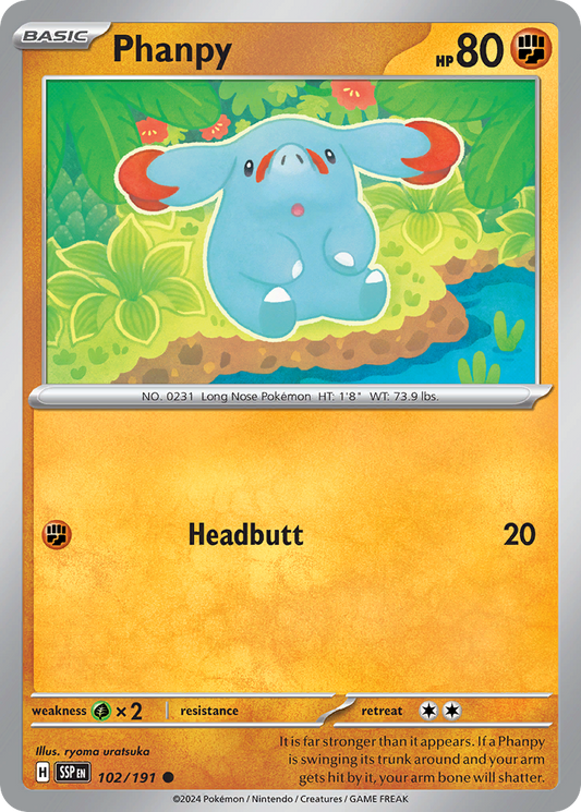 Phanpy – Surging Sparks