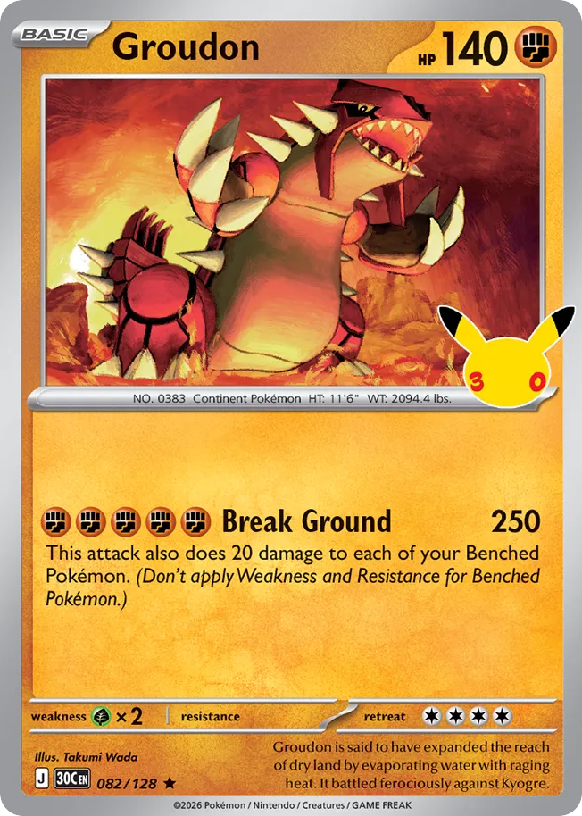Groudon – 30th Celebration