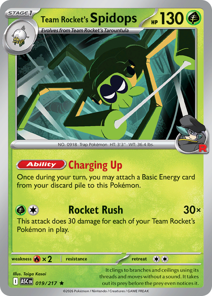 Team Rocket's Spidops – Ascended Heroes