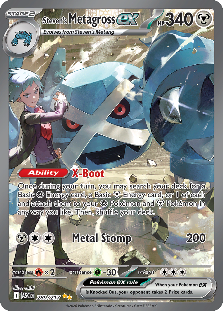 Steven's Metagross ex – Ascended Heroes