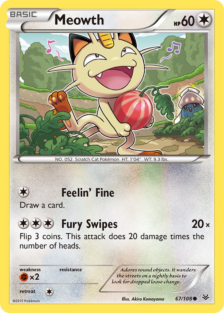 Meowth – Roaring Skies