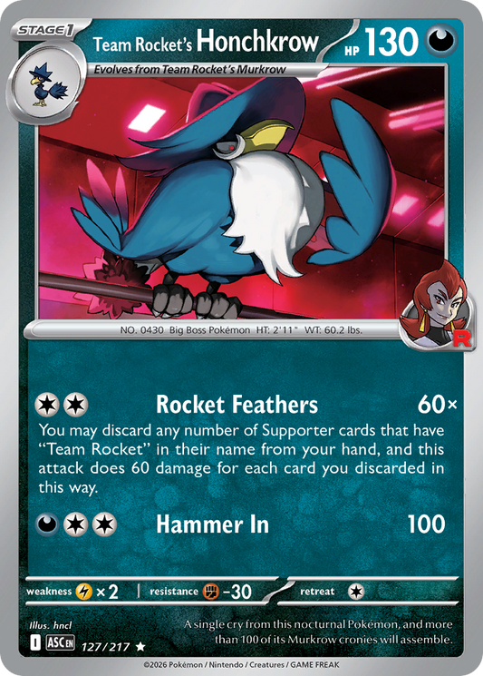 Team Rocket's Honchkrow – Ascended Heroes