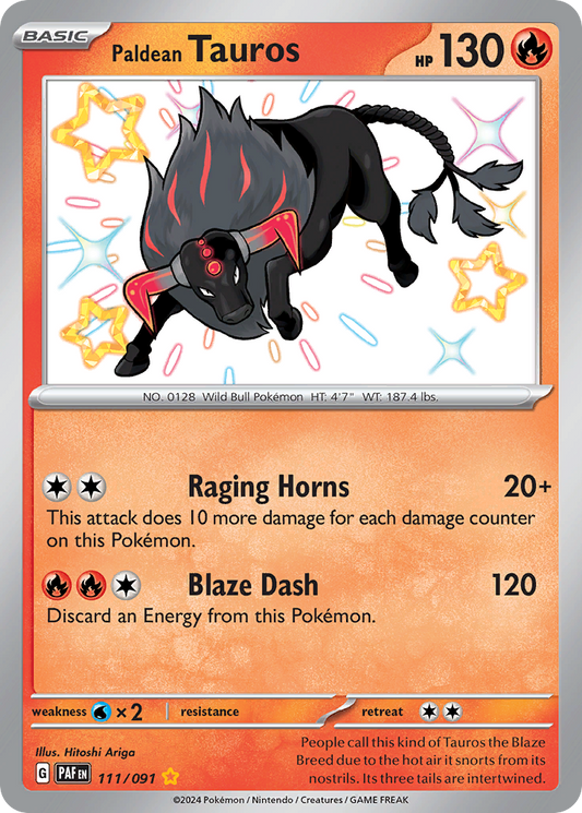 Paldean Tauros – Paldean Fates