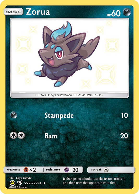 Zorua – Hidden Fates Shiny Vault