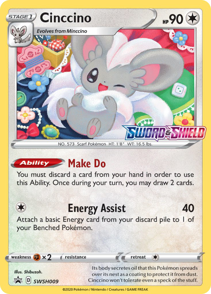 Cinccino – SWSH Black Star Promos