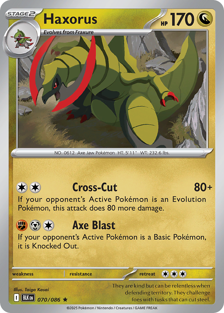 Haxorus – Black Bolt