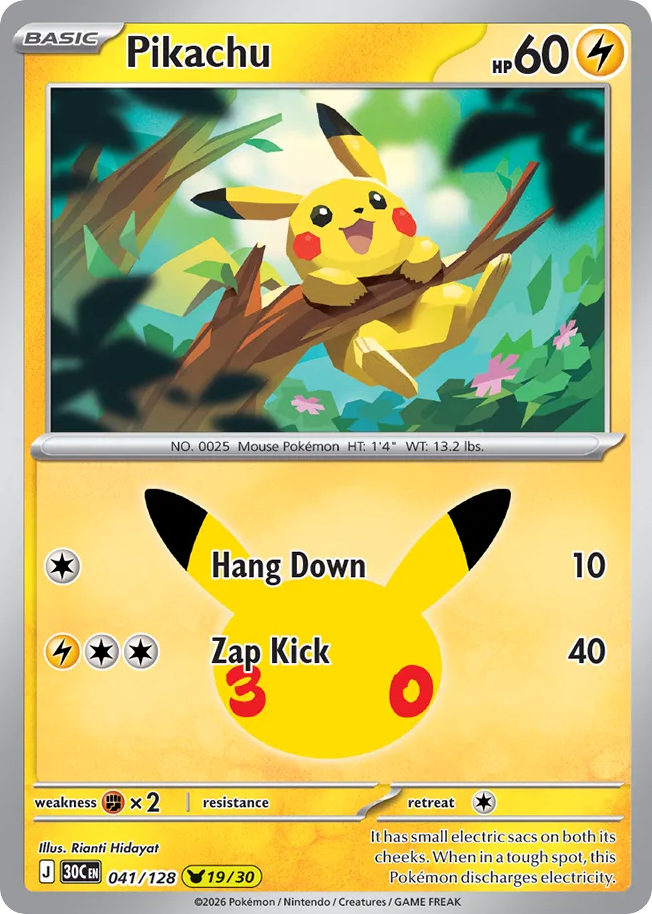 Pikachu – 30th Celebration