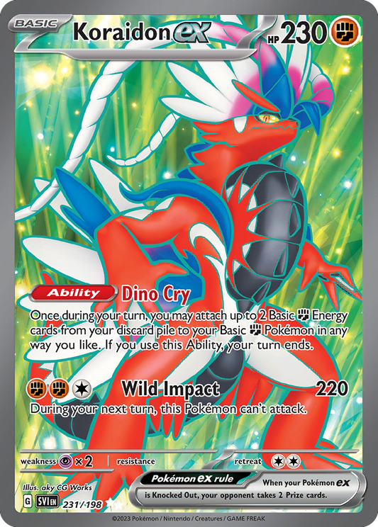 Koraidon ex – Scarlet & Violet