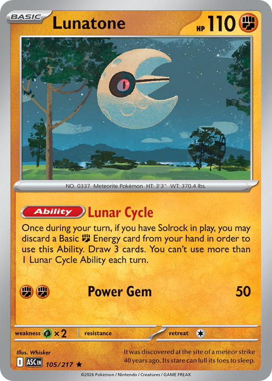 Lunatone – Ascended Heroes