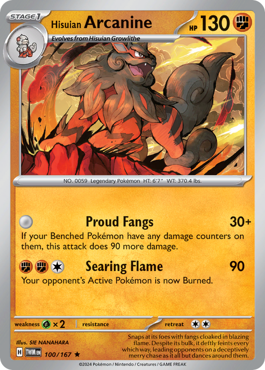 Hisuian Arcanine – Twilight Masquerade