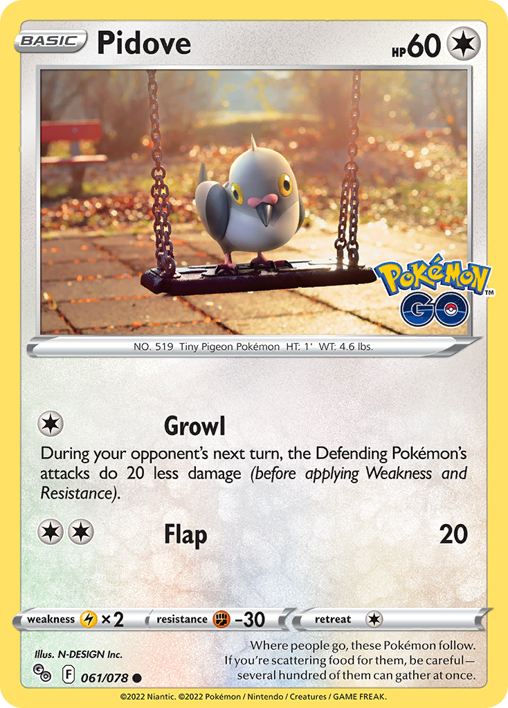 Pidove – Pokémon GO