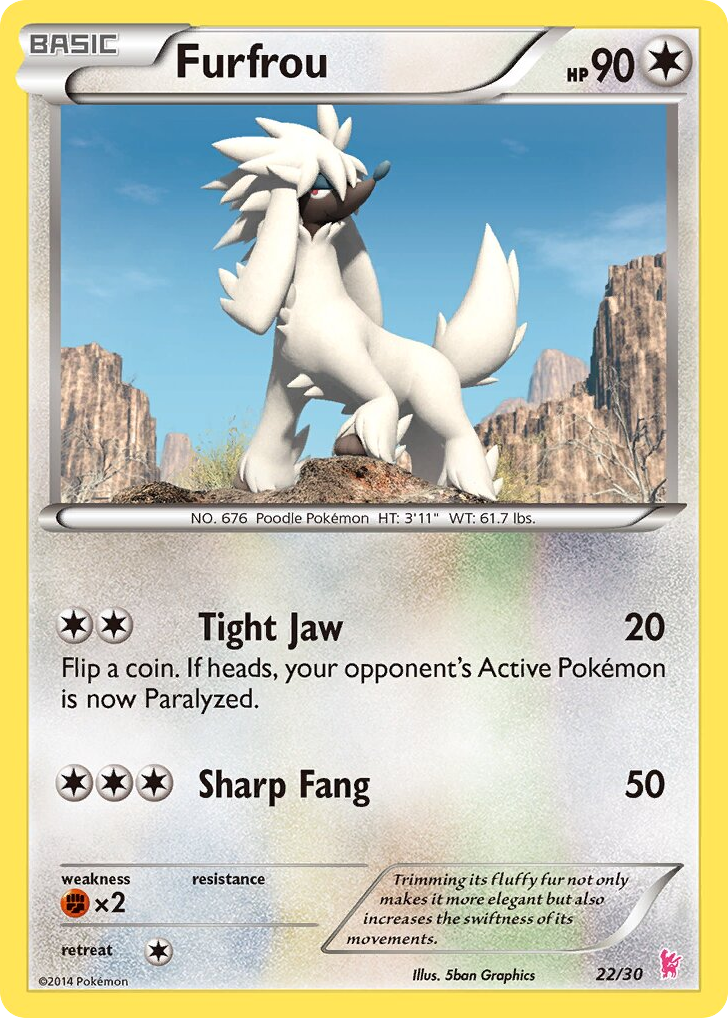 Furfrou – XY Trainer Kit Sylveon