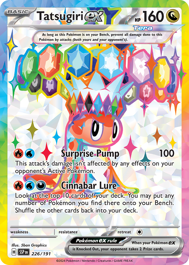 Tatsugiri ex – Surging Sparks