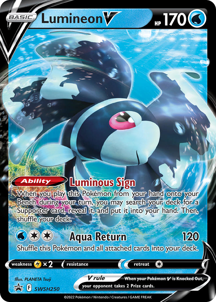 Lumineon V – SWSH Black Star Promos