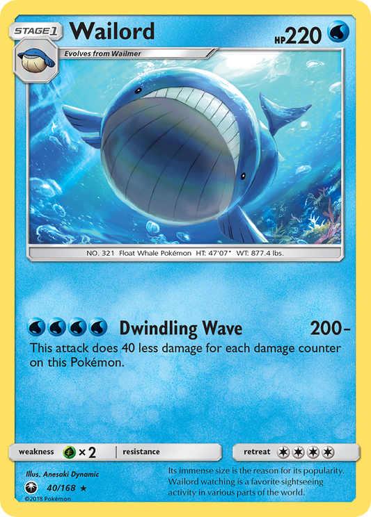Wailord – Celestial Storm
