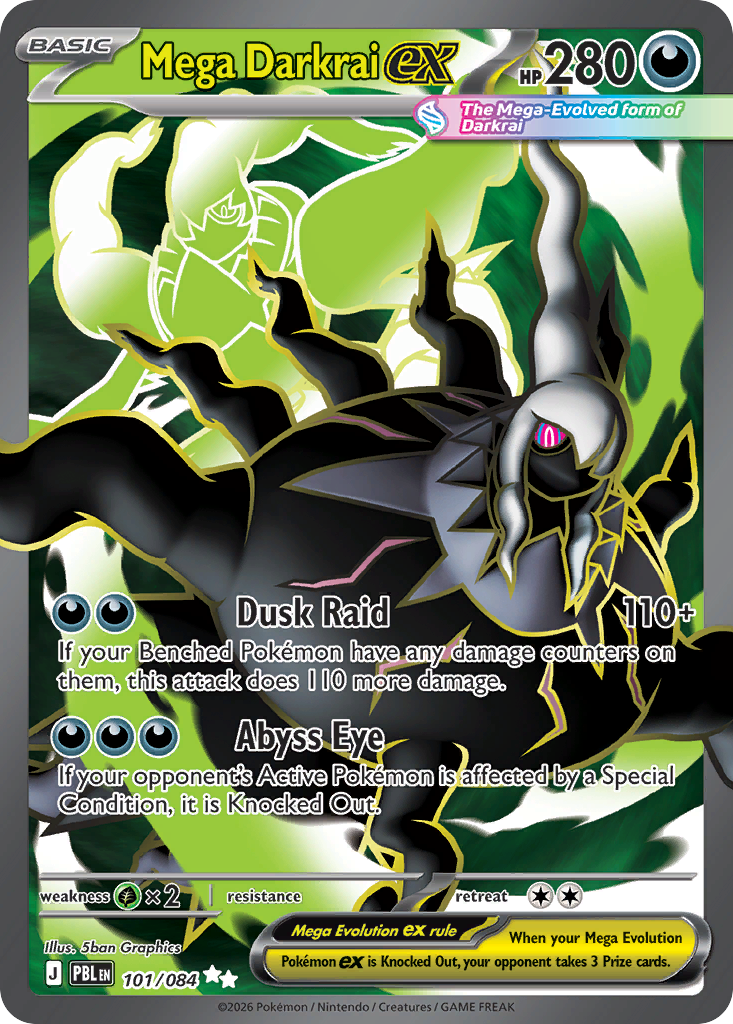 Mega Darkrai ex – Pitch Black