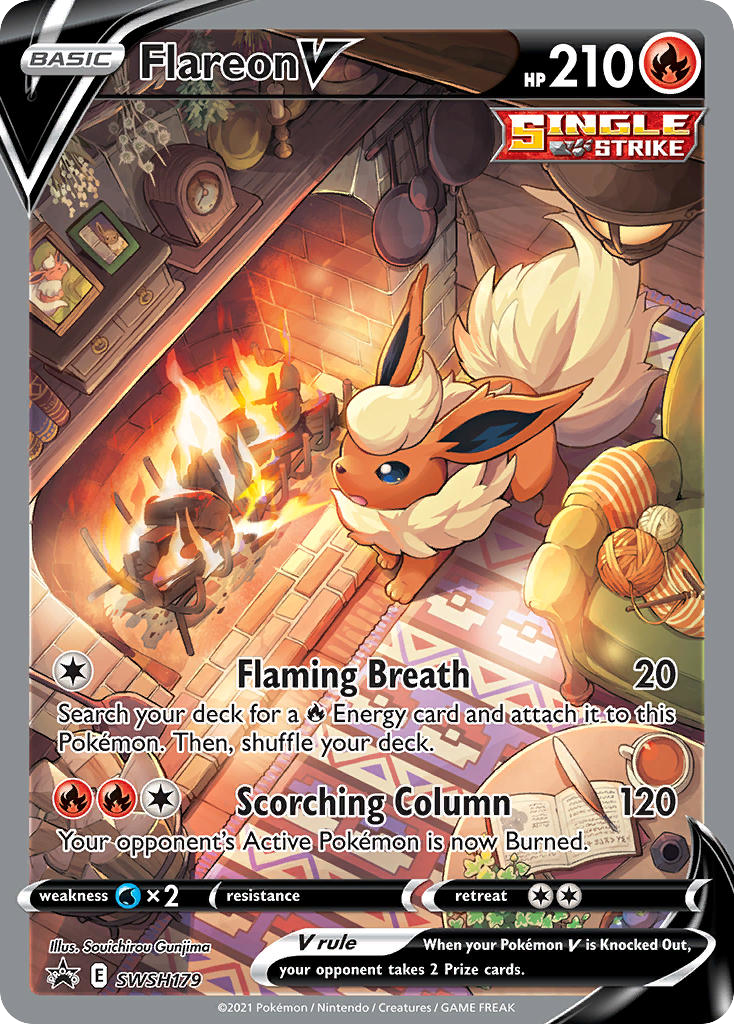 Flareon V – SWSH Black Star Promos