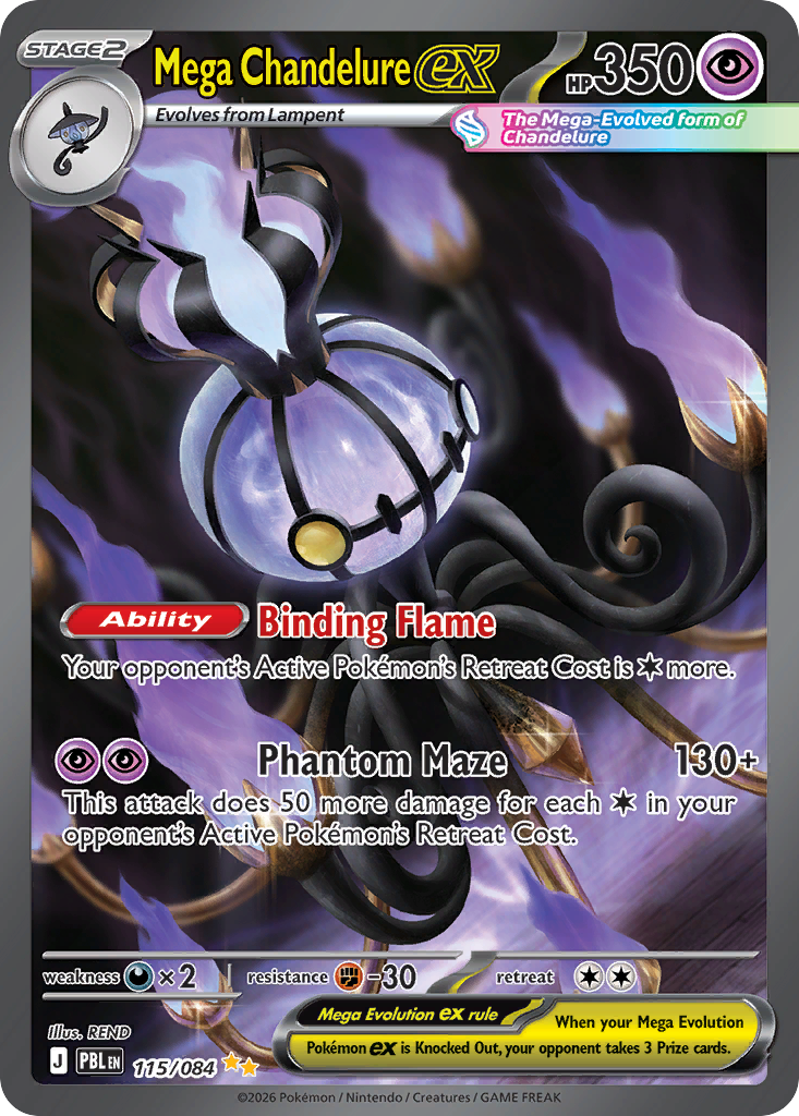 Mega Chandelure ex – Pitch Black