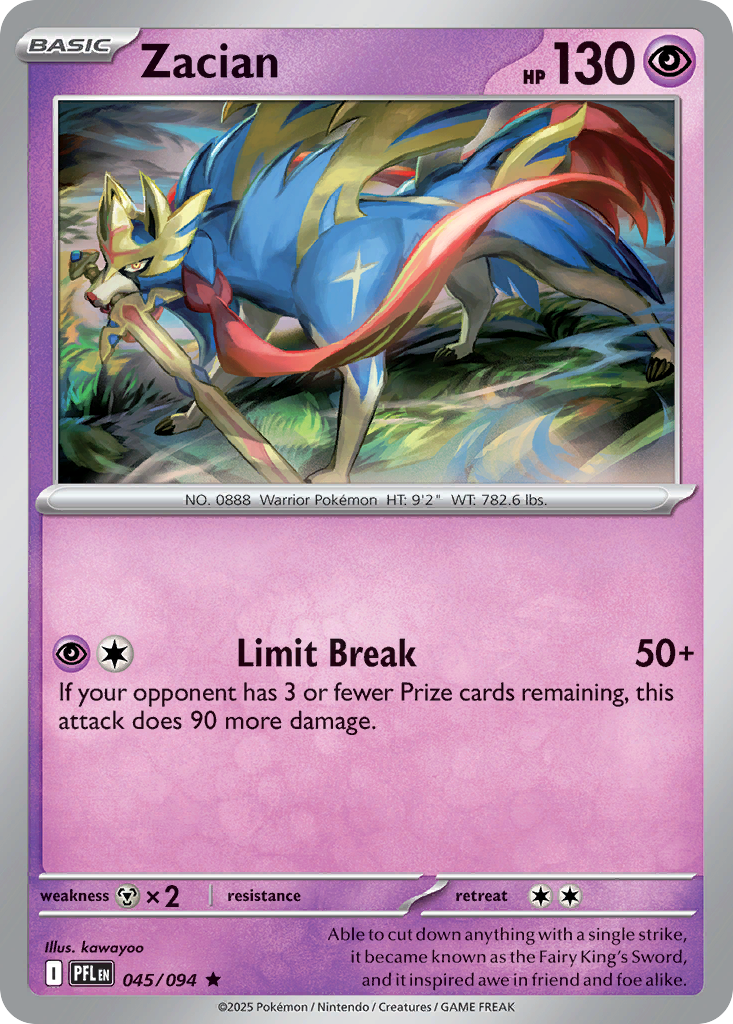 Zacian – Phantasmal Flames
