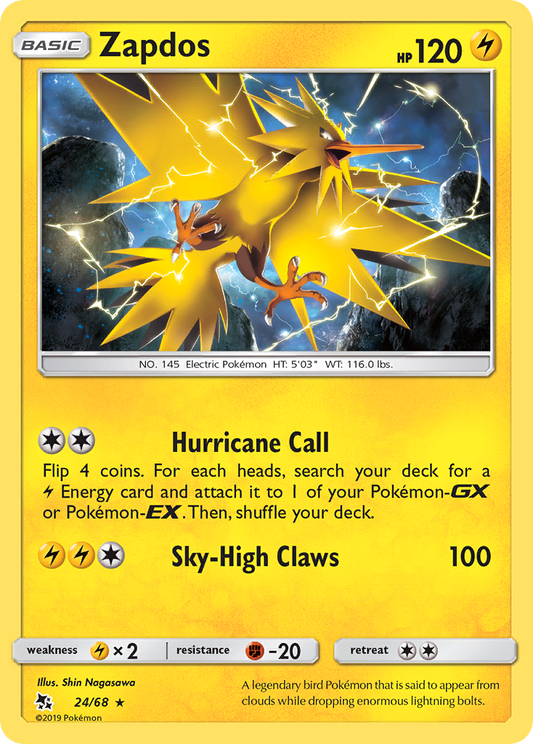Zapdos – Hidden Fates