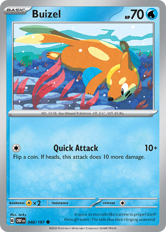 Buizel – Obsidian Flames