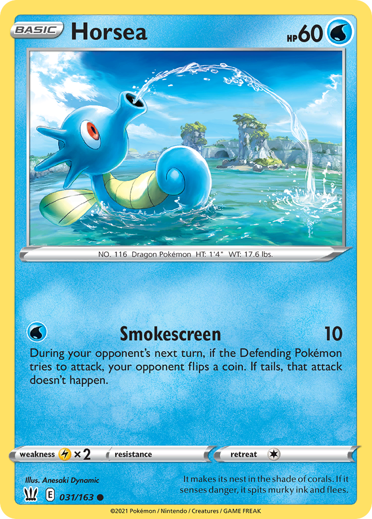 Horsea – Battle Styles