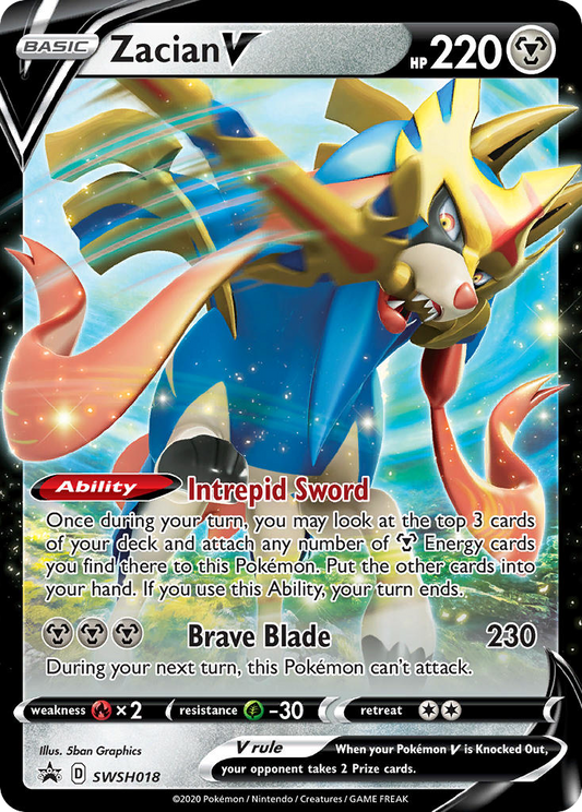 Zacian V – SWSH Black Star Promos