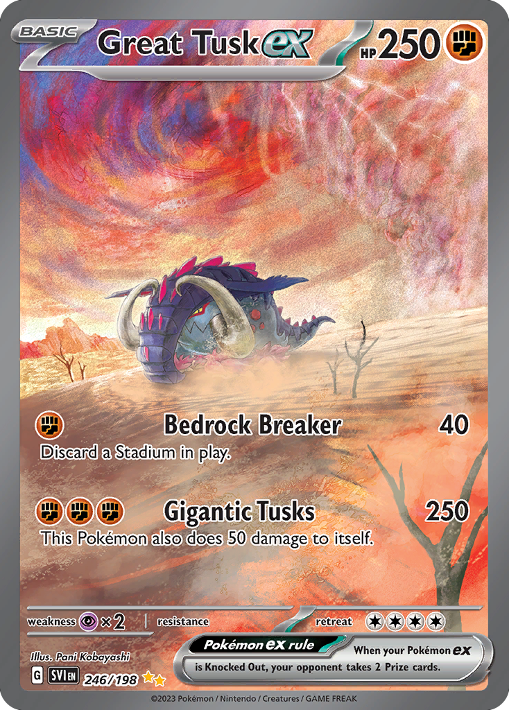 Great Tusk ex – Scarlet & Violet