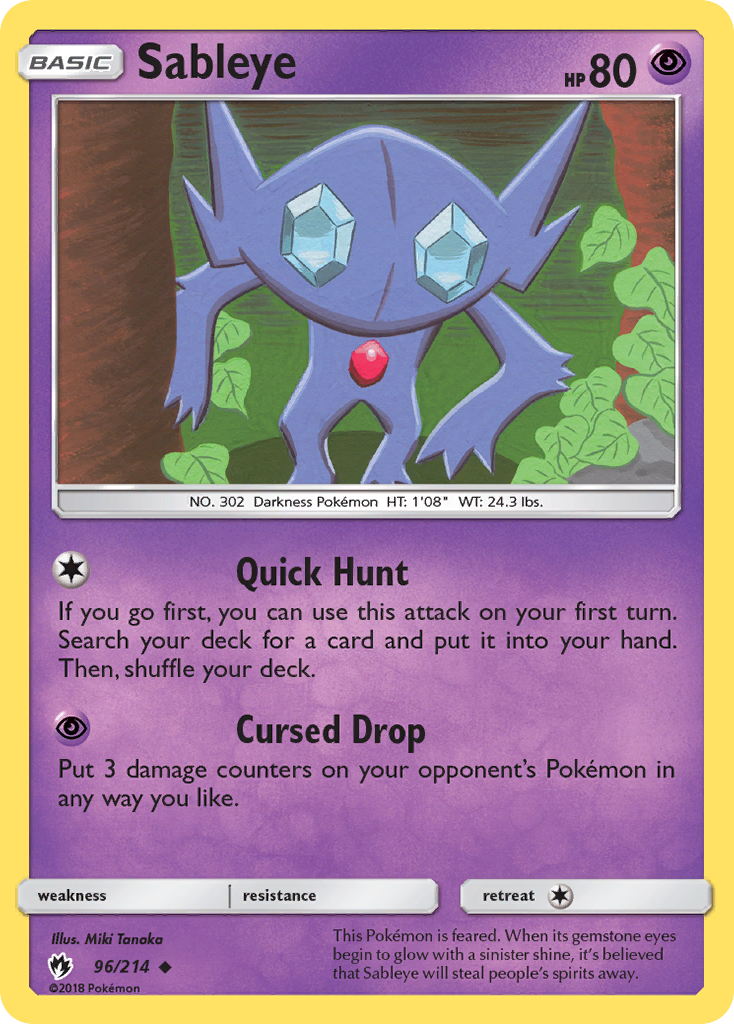 Sableye – Lost Thunder