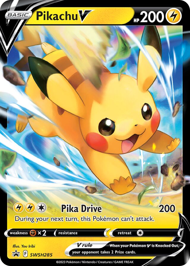 Pikachu V – SWSH Black Star Promos