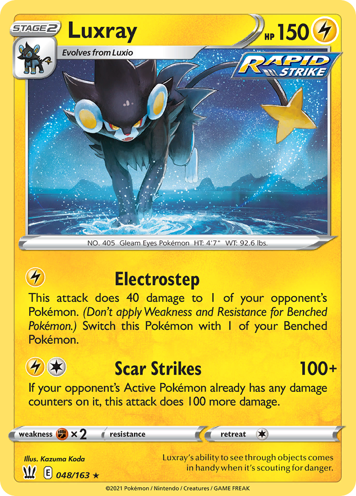 Luxray – Battle Styles