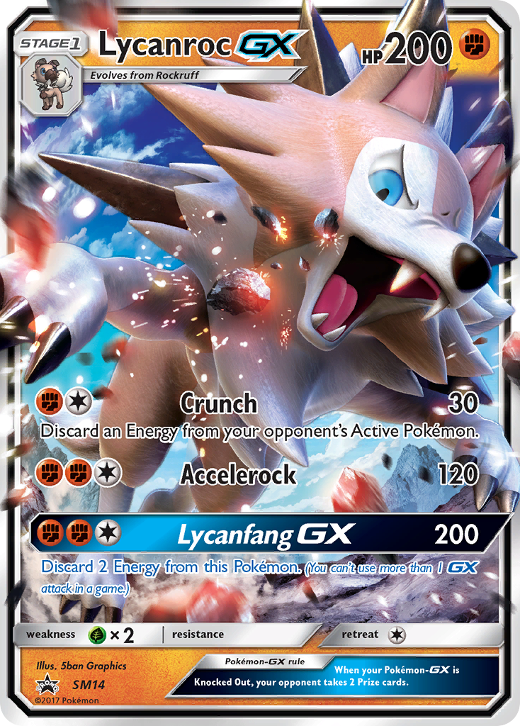 Lycanroc-GX – SM Black Star Promos