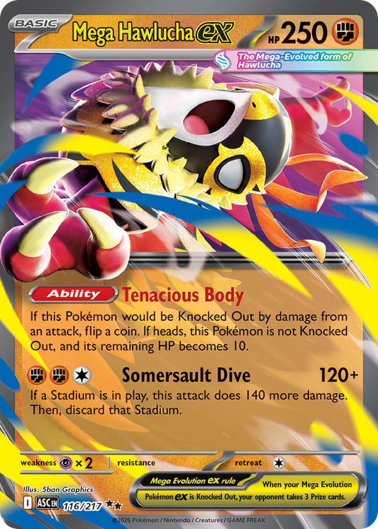 Mega Hawlucha ex – Ascended Heroes