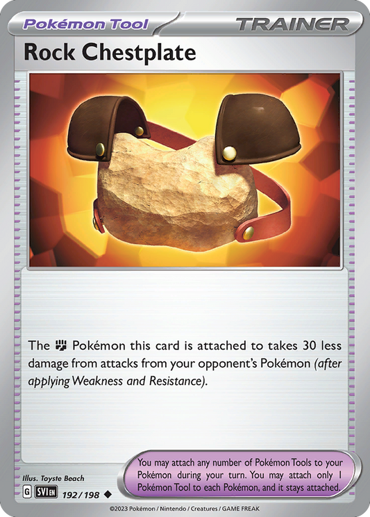 Rock Chestplate – Scarlet & Violet