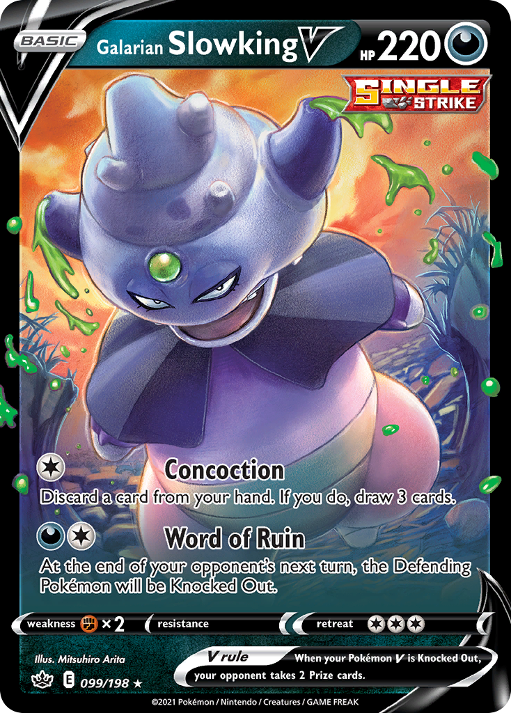 Galarian Slowking V – Chilling Reign