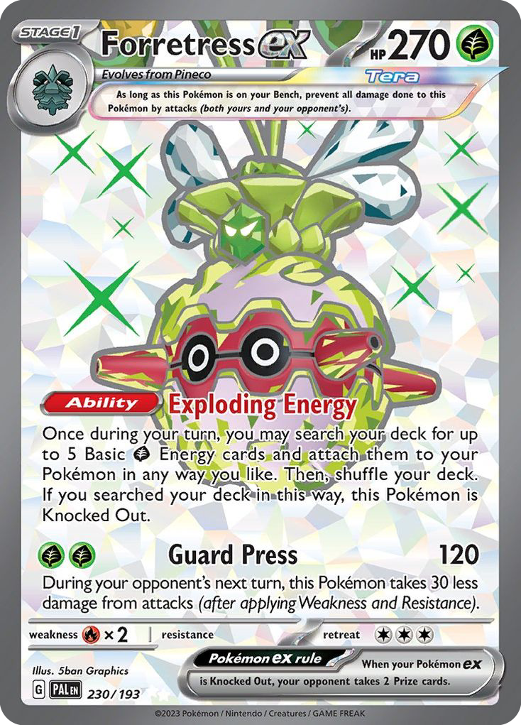 Forretress ex – Paldea Evolved