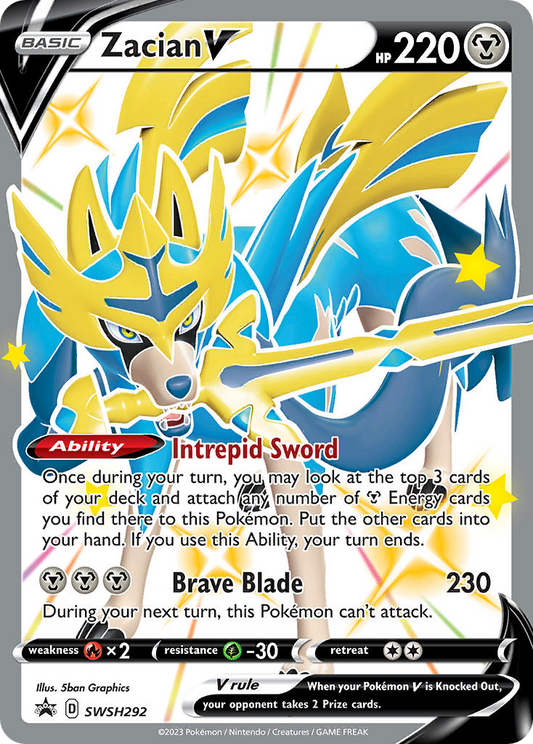 Zacian V – SWSH Black Star Promos