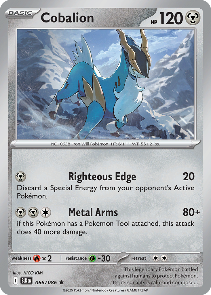 Cobalion – Black Bolt