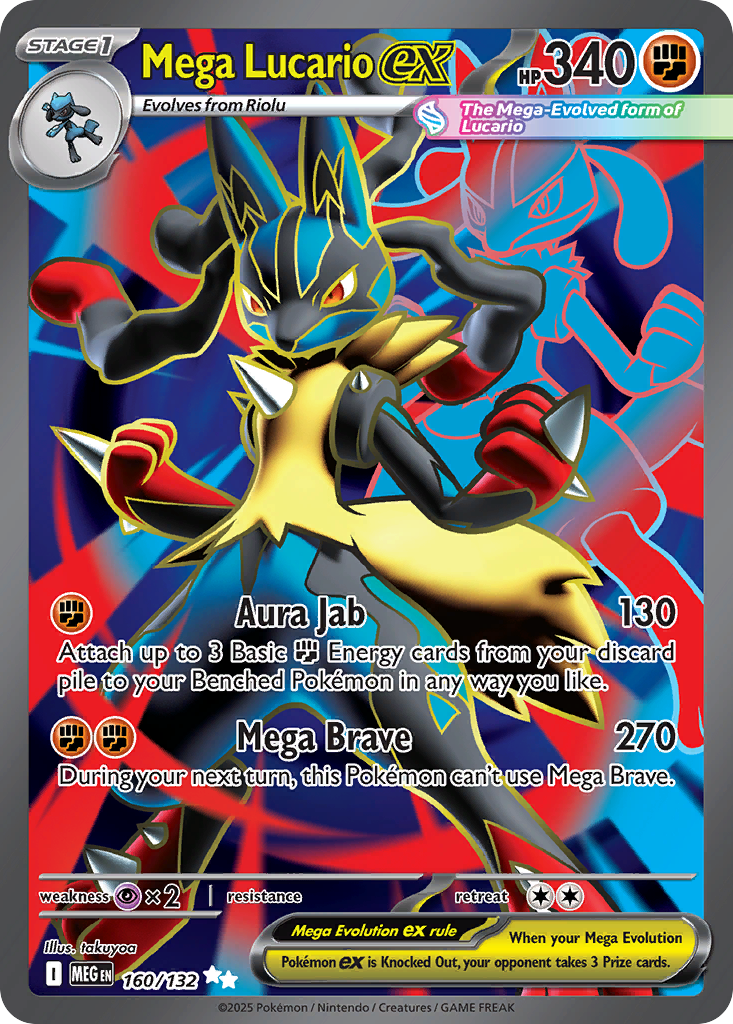 Mega Lucario ex – Mega Evolution