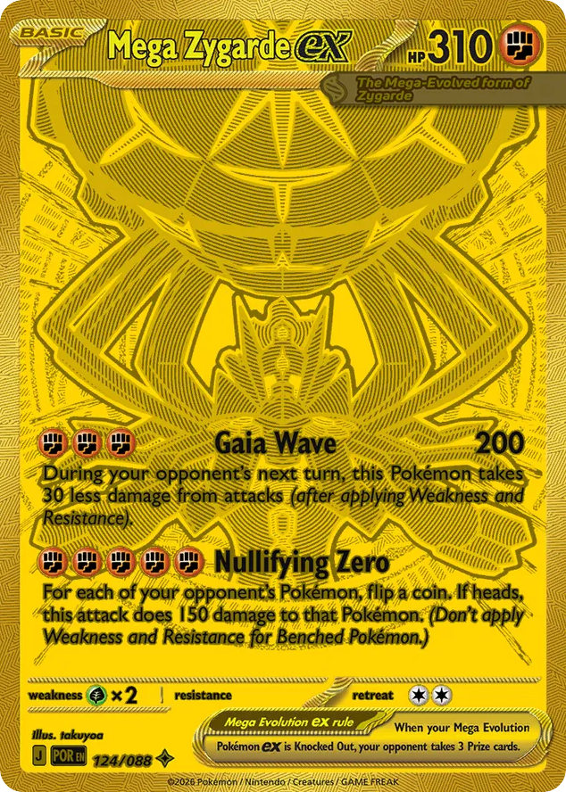 Mega Zygarde ex – Perfect Order