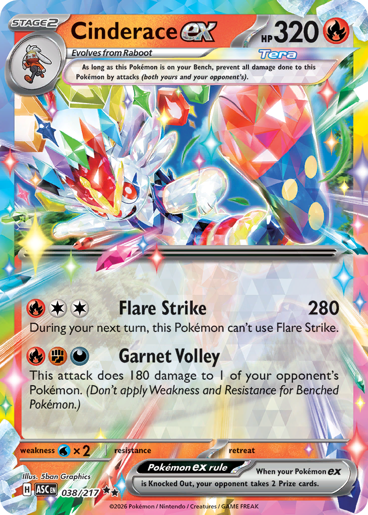 Cinderace ex – Ascended Heroes