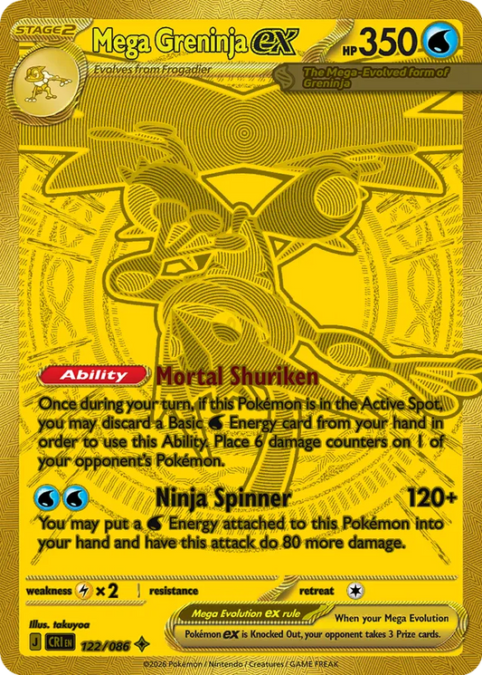 Mega Greninja ex – Chaos Rising