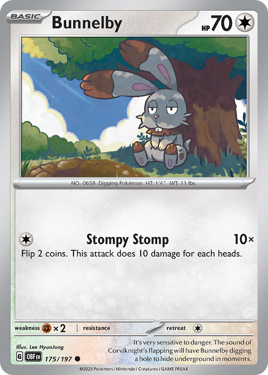 Bunnelby – Obsidian Flames