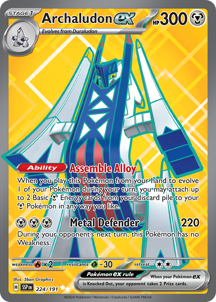 Archaludon ex – Surging Sparks