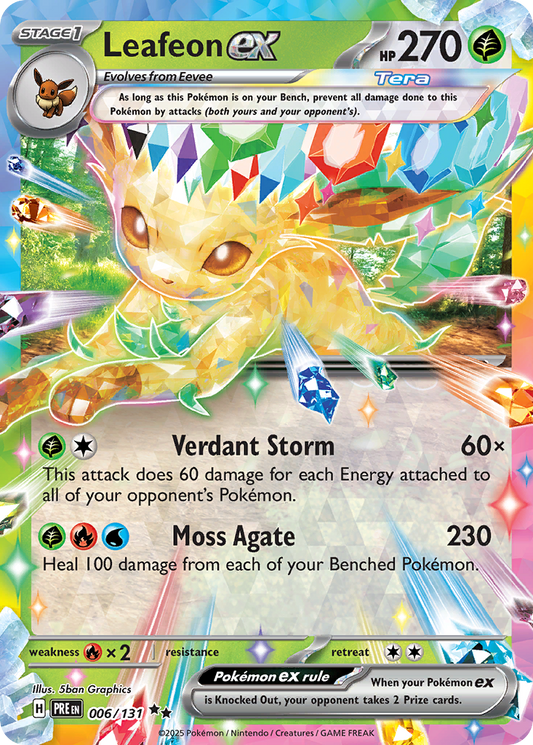 Leafeon ex – Prismatic Evolutions