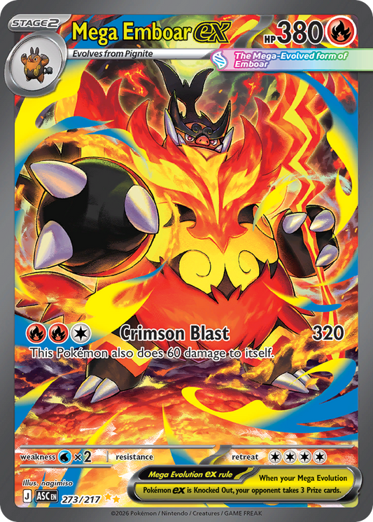 Mega Emboar ex – Ascended Heroes
